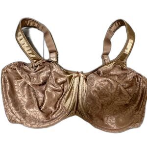 Bali 3562 Bra 36DD Unlined Underwire Floral Full Coverage Comfort Straps